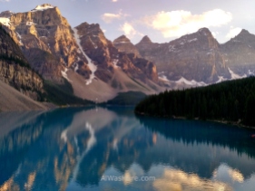 Lago Moraine, Parque Nacional Banff, Montañas Rocosas, Alberta, Canadá