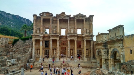 Fachada de la biblioteca de Celso, Éfeso