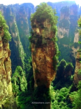 La Montaña Aleluya, llamada así por la película Avatar, en el Parque Nacional de Wulingyuan, Zhangjiajie, China