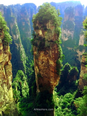 La Montaña Aleluya, llamada así por la película Avatar, en el Parque Nacional de Wulingyuan, Zhangjiajie, China