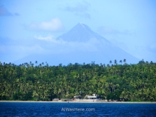 Si no veis a los tiburones, al menos las vistas del volcán Mayon, que está considerado el cono volcánico más perfecto que existe, son excelentes