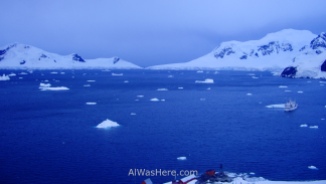 Vista de Bahía Paraíso, Antártida